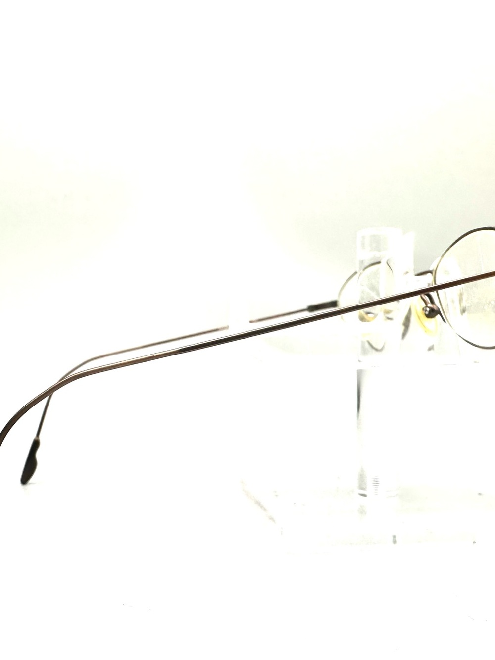 Calvin Klein 144 575 Eyeglasses Bronze Metal Oval Frame Japan 135mm Mens Womens - Picture 3 of 6
